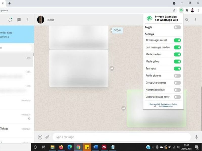 Cara Memburamkan Chat WhatsApp Web agar Lebih Privat